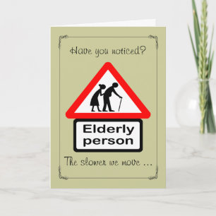 Tarjeta Ancianos Xing Cumpleaños