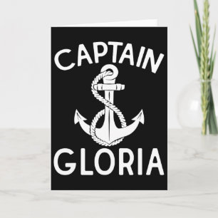 Tarjeta Ancla de barco de navegación barco yate Capitán Gl