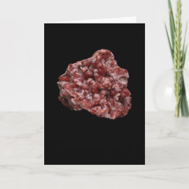 Tarjeta Andradite Garnet y Calcite Cluster Añadir texto