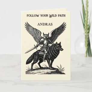 Tarjeta Andras Las Alas Sobre lo Salvaje