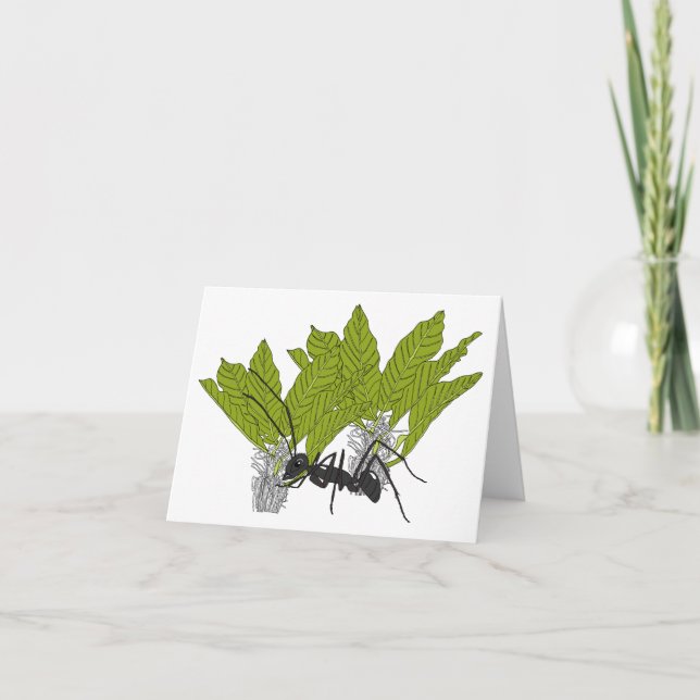 Tarjeta Andrew the ant (Anverso)