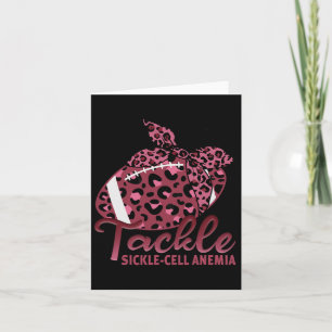 Tarjeta Anemia falciforme Sensibilización Fútbol Rib Borgo