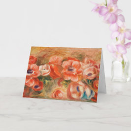 Tarjeta Anemones (2) de Auguste Renoir