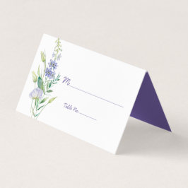 Tarjeta Anemones morados, margaritas, Boda de la vegetació