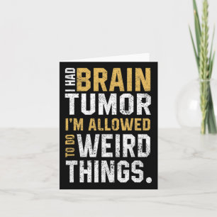 Tarjeta Aneurismo De Conciencia Sobre El Tumor Cerebral Tu