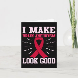 Tarjeta Aneurysm Look Good Awareness Mes Support Graphic