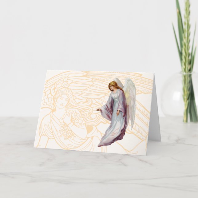 Tarjeta Angel Beautiful Messenger de Dios (Anverso)