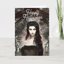 Tarjeta Ángel Caído | Arte Oscuro de Halloween