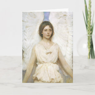 Tarjeta Ángel de Abbott Thayer, Arte fino victoriano vinta