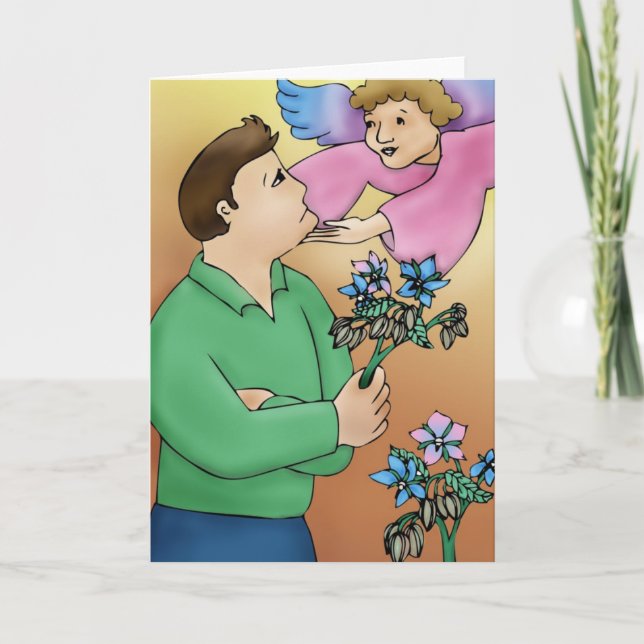 Tarjeta Ángel de aliento (Anverso)