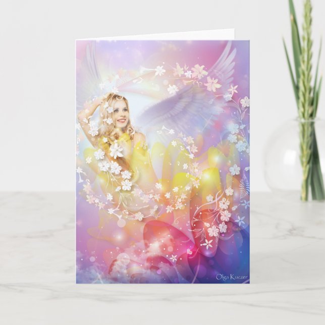 Tarjeta Ángel de amor (Anverso)