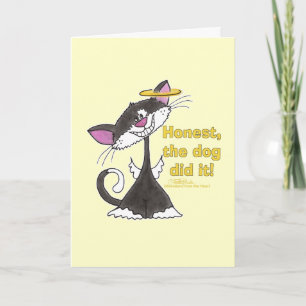 Tarjeta Angel de gatos