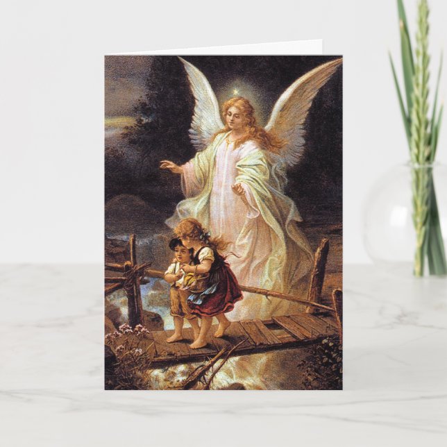 Tarjeta Ángel de guarda (Anverso)