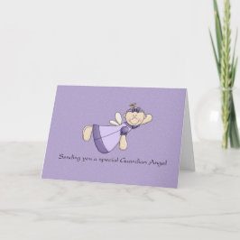 Tarjeta Ángel de guarda para el enfermo de cáncer