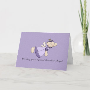 Tarjeta Ángel de guarda para el enfermo de cáncer