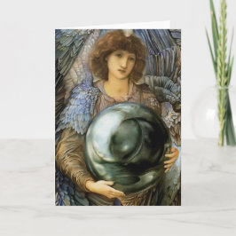 Tarjeta Ángel de la Creación por William Burne-Jones
