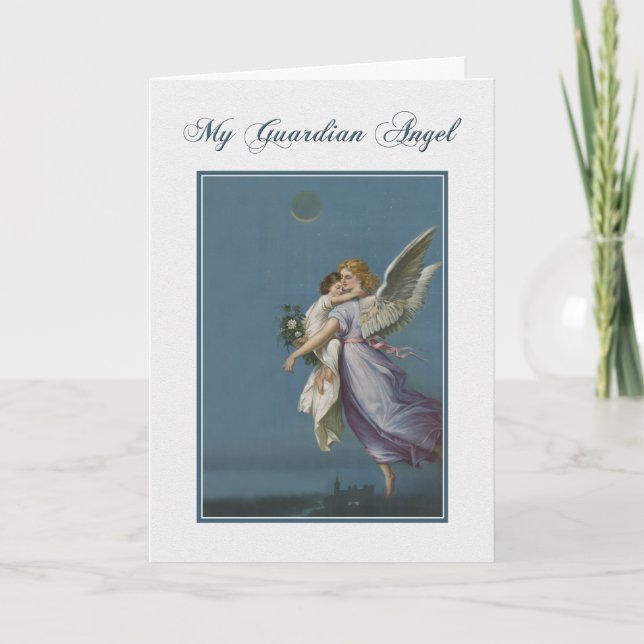 Tarjeta Ángel de la guarda (Anverso)