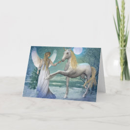 Tarjeta Ángel de la nieve (tarjeta)