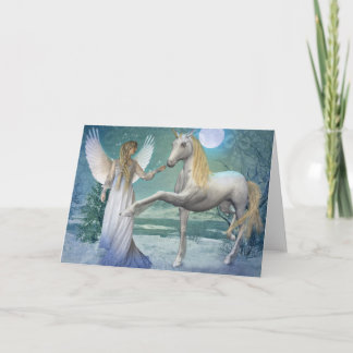 Tarjeta Ángel de la nieve (tarjeta)