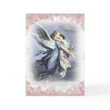 tarjeta Angel de navidades