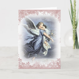 tarjeta Angel de navidades