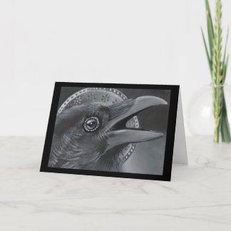 Tarjeta Angel de Navidades Crow