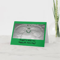 Ángel de nieve del día de San Patricio