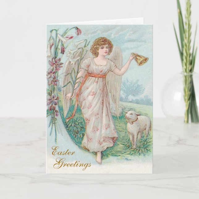 Tarjeta Ángel de Pascua (Anverso)