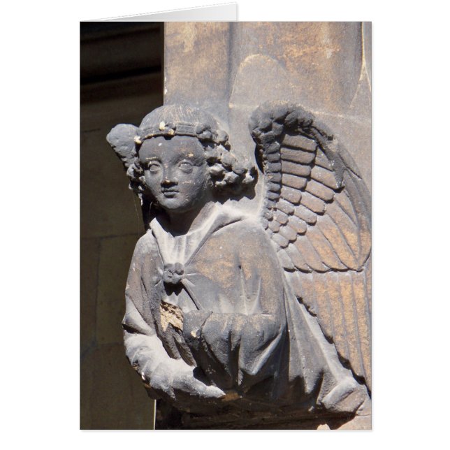 Tarjeta Angel de piedra (Frente)