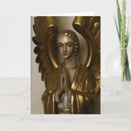 Tarjeta Ángel de rogación - color