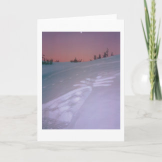 Tarjeta Ángel debajo de la luna