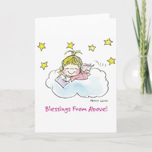 Tarjeta Ángel del cumpleaños BD-004