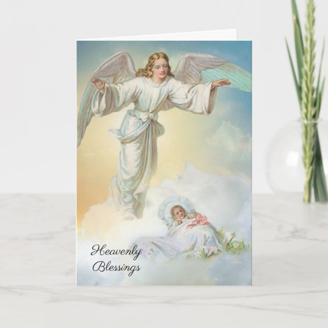 Tarjeta Ángel del guardián de las escrituras religiosas de (Anverso)