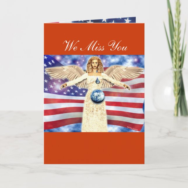 Tarjeta Ángel del soldado (Anverso)