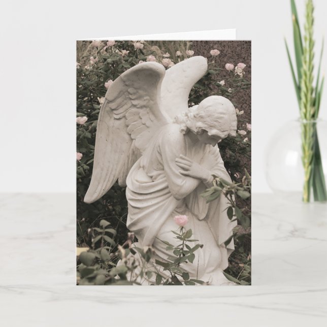 Tarjeta Ángel en bendición (Anverso)
