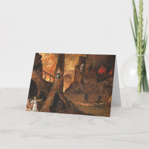 Tarjeta Ángel Encabezando Un Alma En El Infierno Por Hiero