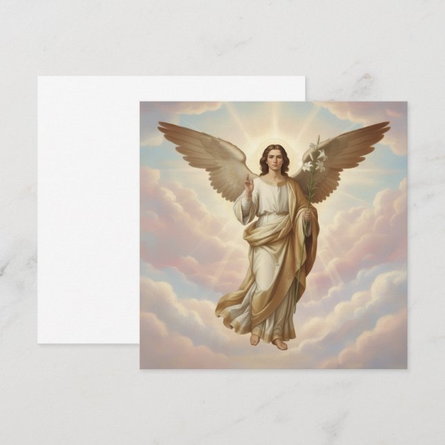 Tarjeta Angel Gabriel - Archangel Gabriel (Anverso / Reverso)