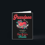 Tarjeta Angel Grandson Happy Birday In Heaven Memorial D<br><div class="desc">Angel Grandson Feliz Cumpleaños En El Día Del Recuerdo Del Cielo</div>