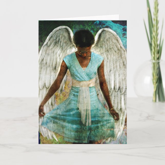 Tarjeta Ángel humilde (Anverso)
