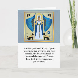 Tarjeta angel message egypt  happy birthday