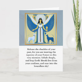 Tarjeta angel message egypt  happy birthday