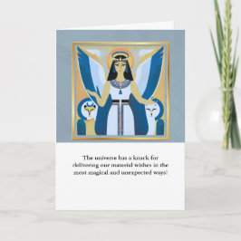 Tarjeta angel message egypt  happy birthday