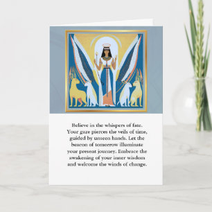 Tarjeta angel message egypt happy birthday