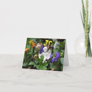 Tarjeta Ángel Notecards del jardín