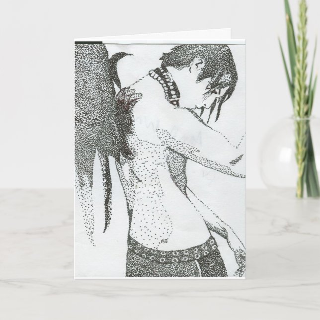 Tarjeta Ángel oscuro (Anverso)