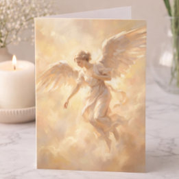 Tarjeta Ángel Simpatía Condolencias Pensando En Ti