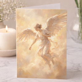 Tarjeta Ángel Simpatía Condolencias Pensando En Ti