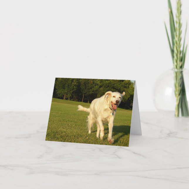 Tarjeta Ángel sonriente (Anverso)