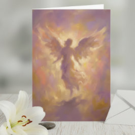 Tarjeta Angel Spiritual Sympathy And Thinking Of You