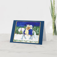 Ángel tocando una carta de luto